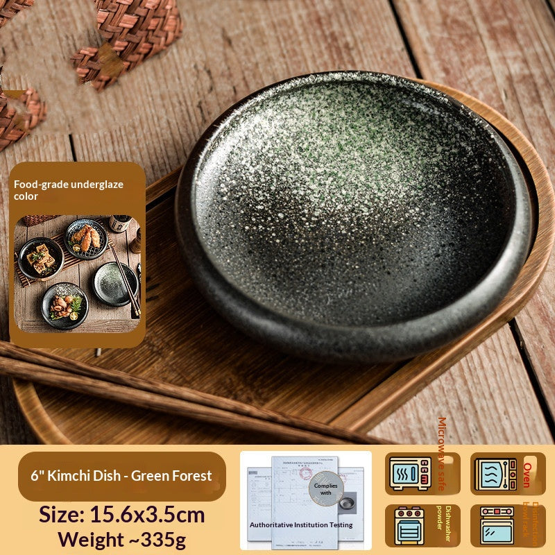 Ceramic Serving Plate for Kimchi and Cold Dishes - Exquisite Dinnerware