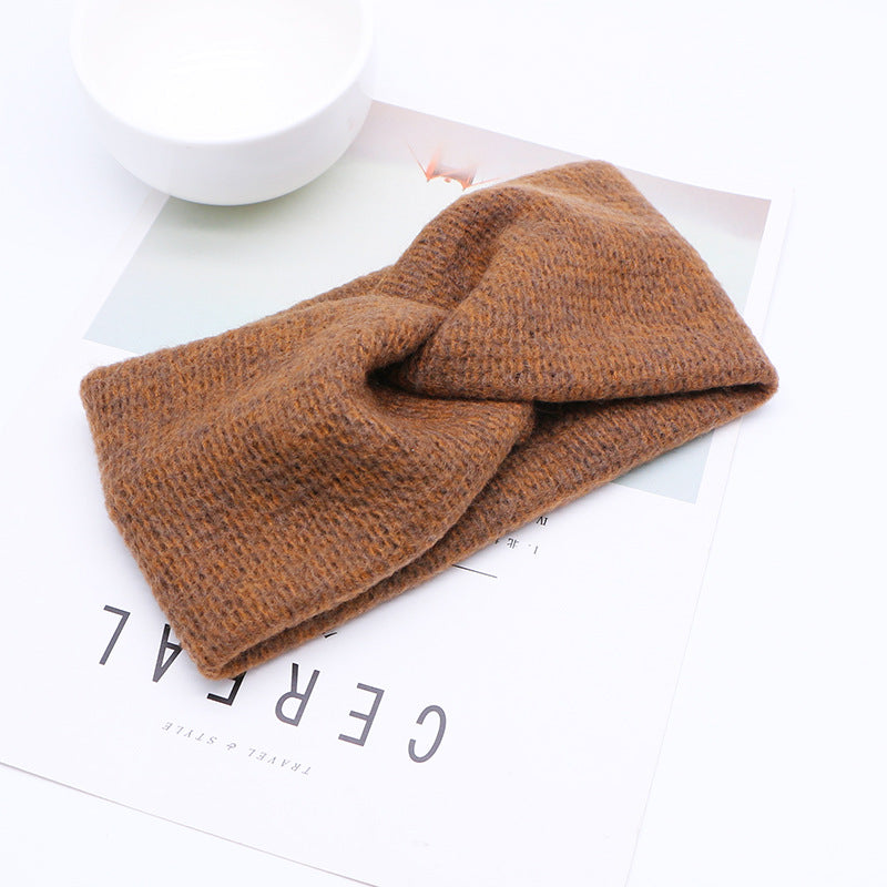 Woven Knitted Wool Turban Headband