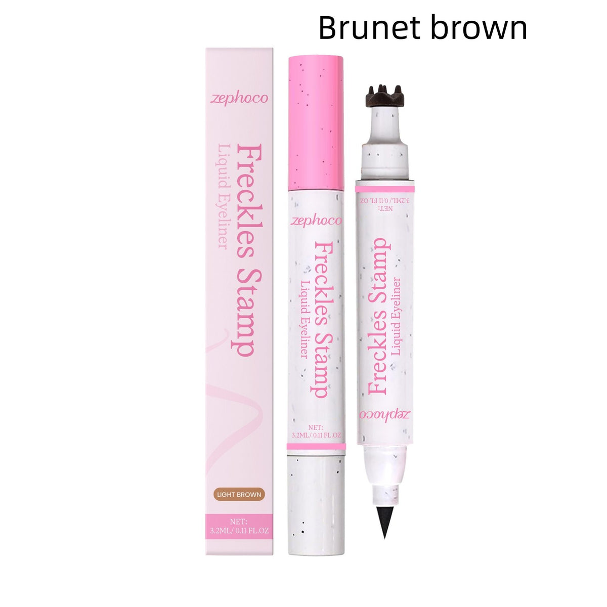 Freckles Stamp Liquid Eyeliner Light Brown - Water-Based Makeup Tool