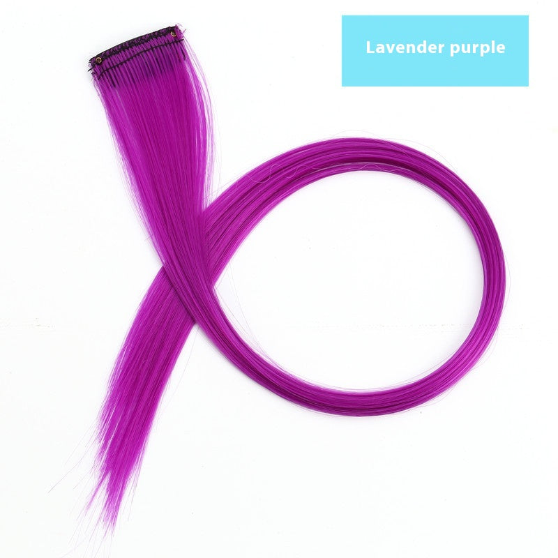 Colorful Hair Weave Extension Set - Multiple Shades, Non-Mainstream Style