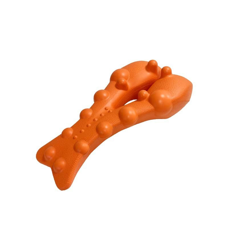 EVA Foam Cervical Spine Massage Pillow for Neck Relief - Orange