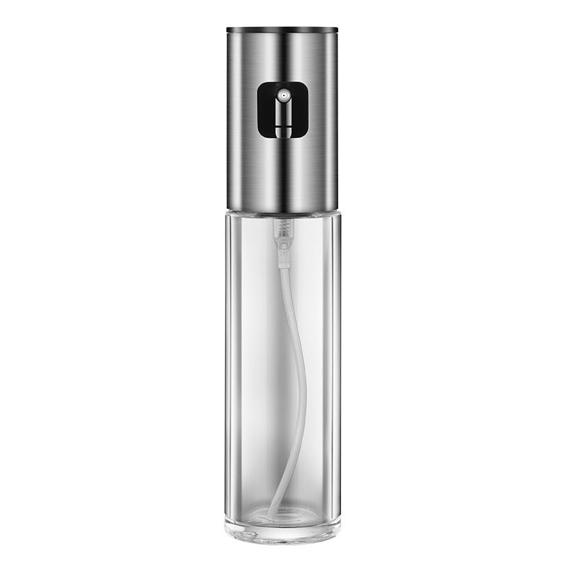 Stainless Steel Oil Dispenser Bottle - 100ml & 200ml Capacity, Automatic Pour