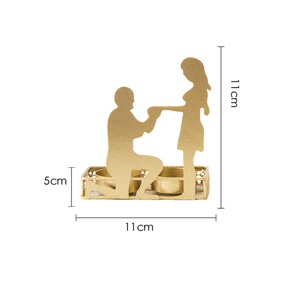 Romantic Candlestick for Wedding Home Decor & Party Props