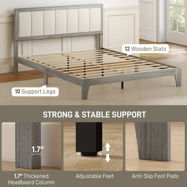 Queen Bed Frame - Stylish & Durable Design