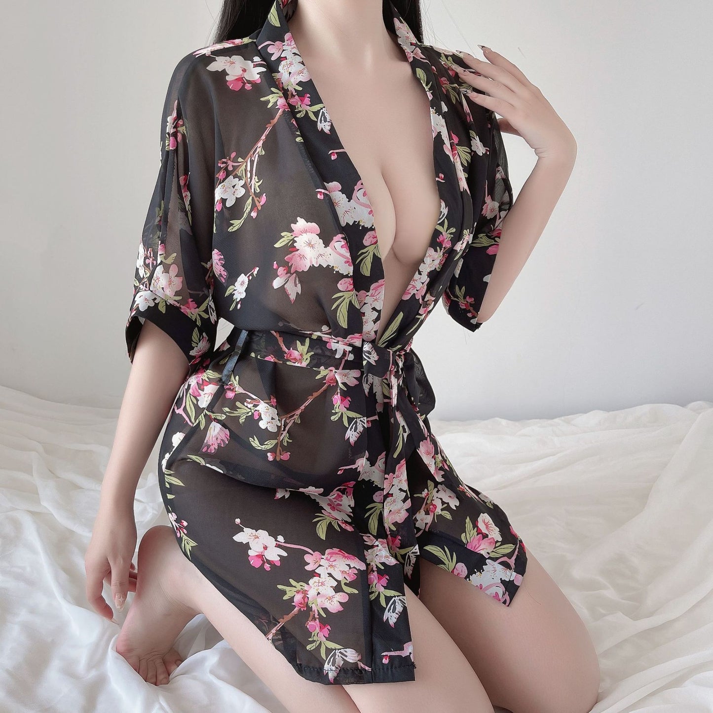 Women’s Chiffon Nightdress Pajamas Short Skirt Sleepwear with Supportive Fit