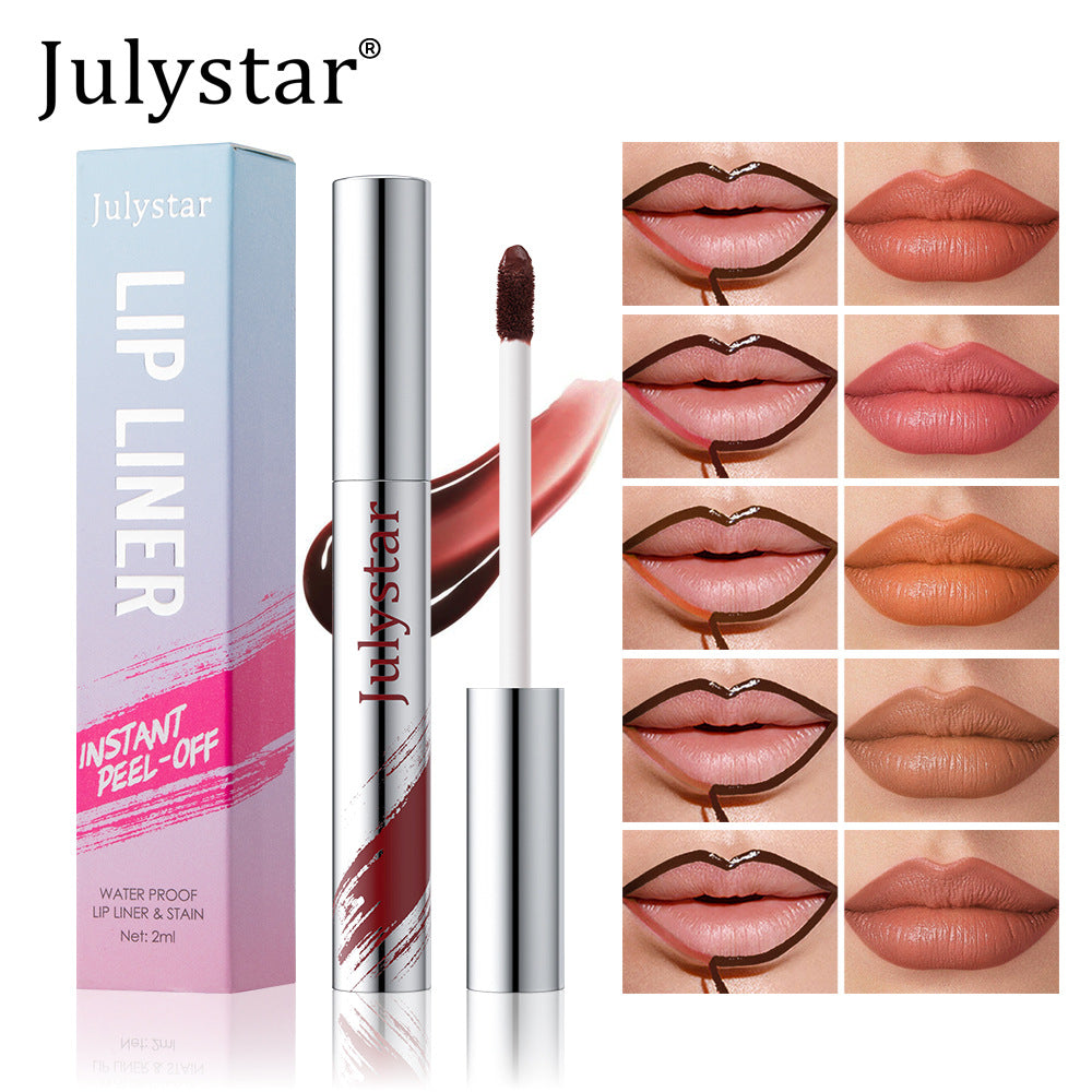 Peel-Off Lip Liner Pen - Long-Lasting Matte Lip Tattoo Makeup