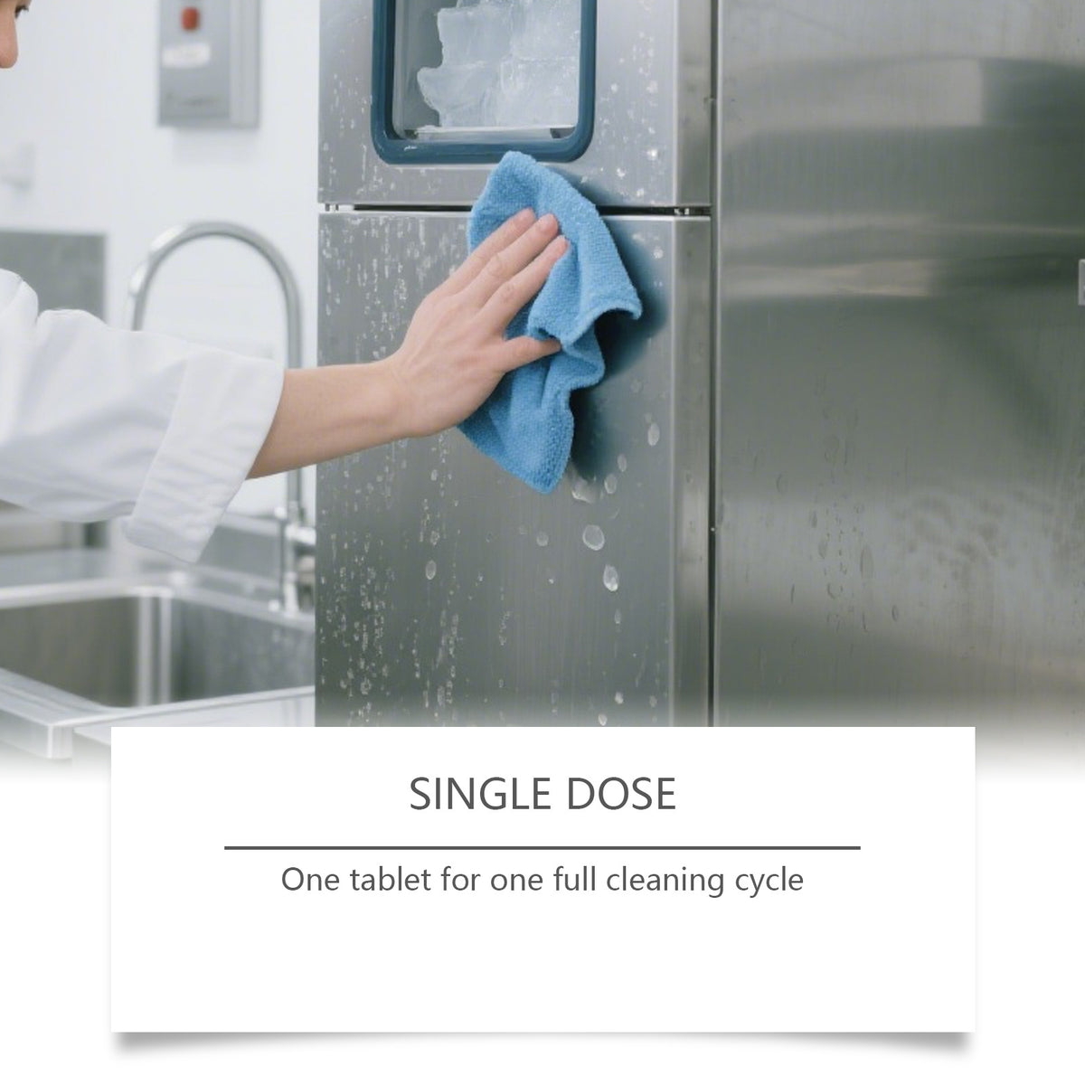 Ice Maker Cleaning Tablets - Remove Stains & Limescale, Gentle Daily Care