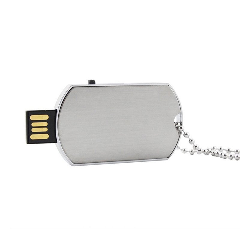Metal Army Style USB Flash Drive with Customizable Storage Options
