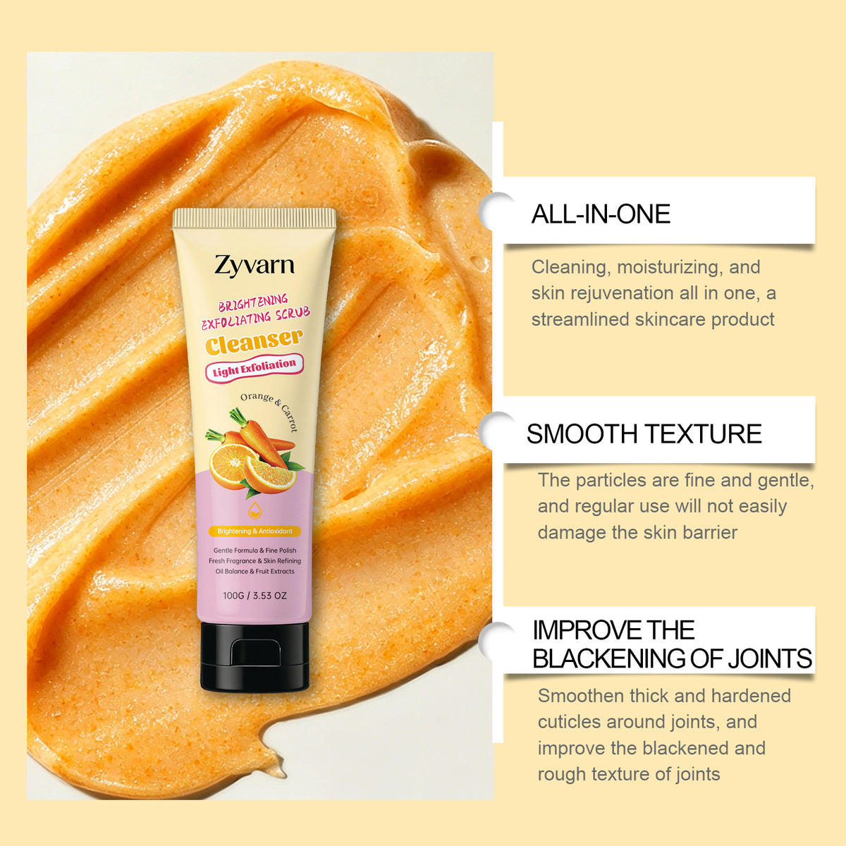Exfoliating Body Scrub - Facial Scrub 100g