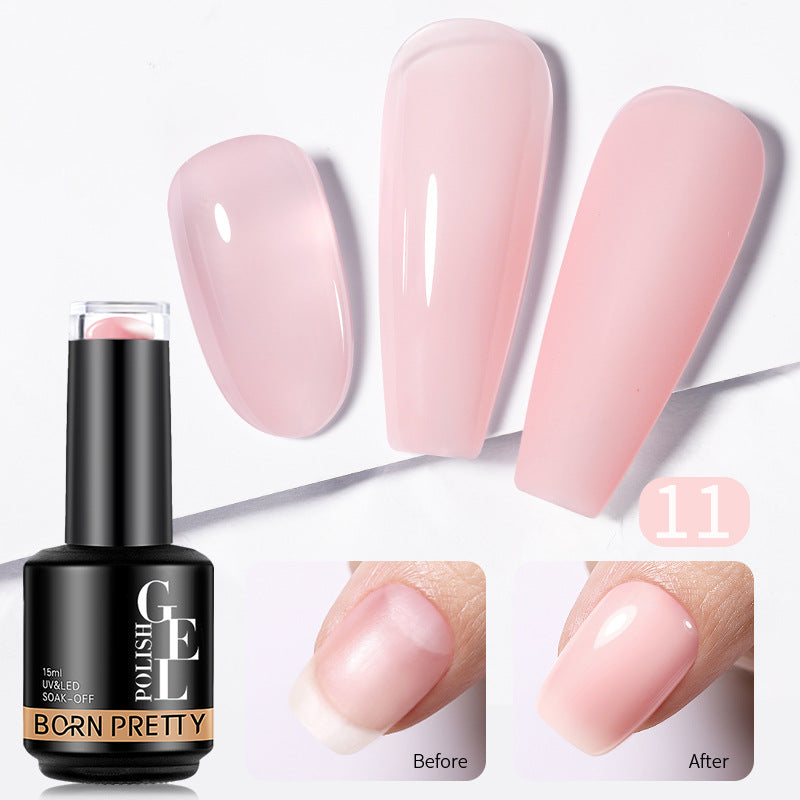 Transparent Gel Nail Powder - Phototherapy Adhesive