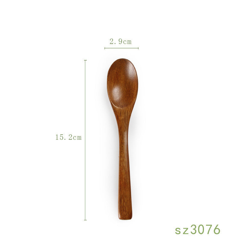Solid Wood Honey Spoon - Japanese Style Kitchen Utensil