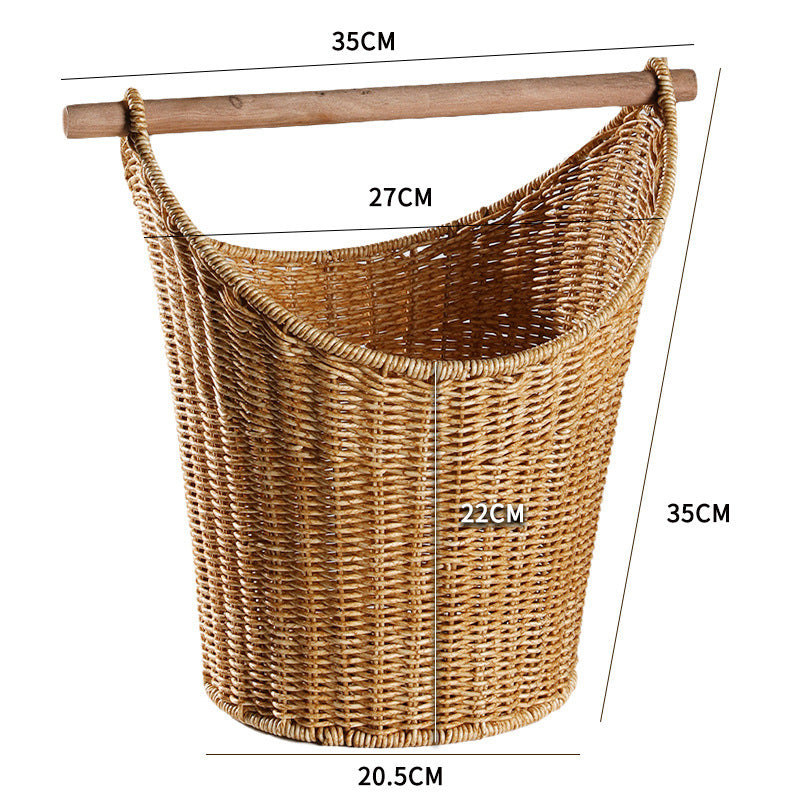 Nordic-Style Wooden Tissue Box Holder for Home Storage
