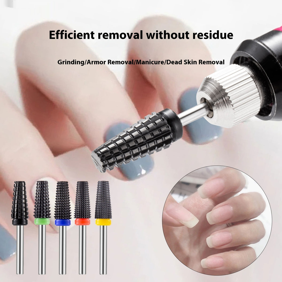 Ceramic Nail Polish Removal Head for Nail Art & Surface Polishing