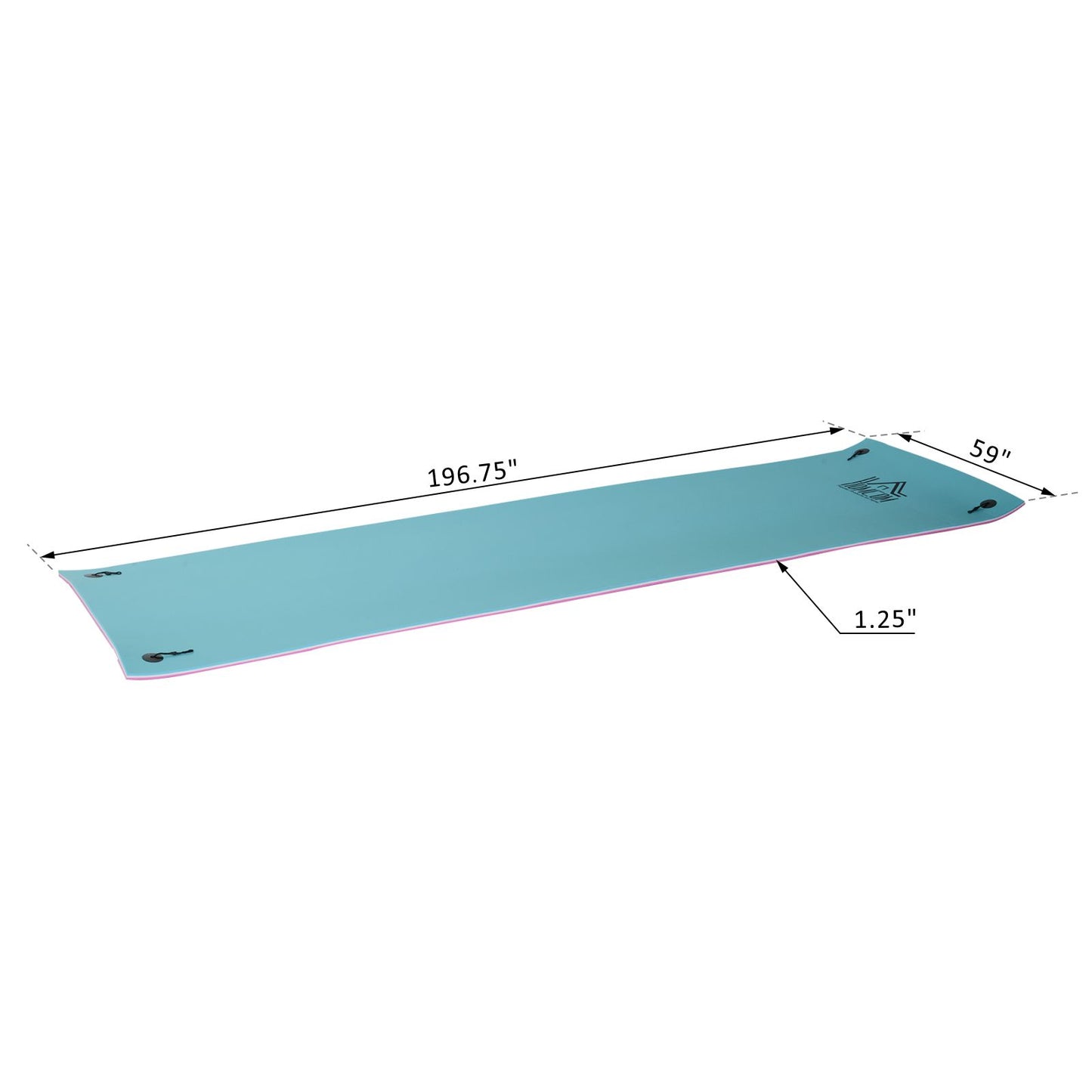Floating Water Mat - 17x5 Super-Sized Foam Raft for Pool & Beach