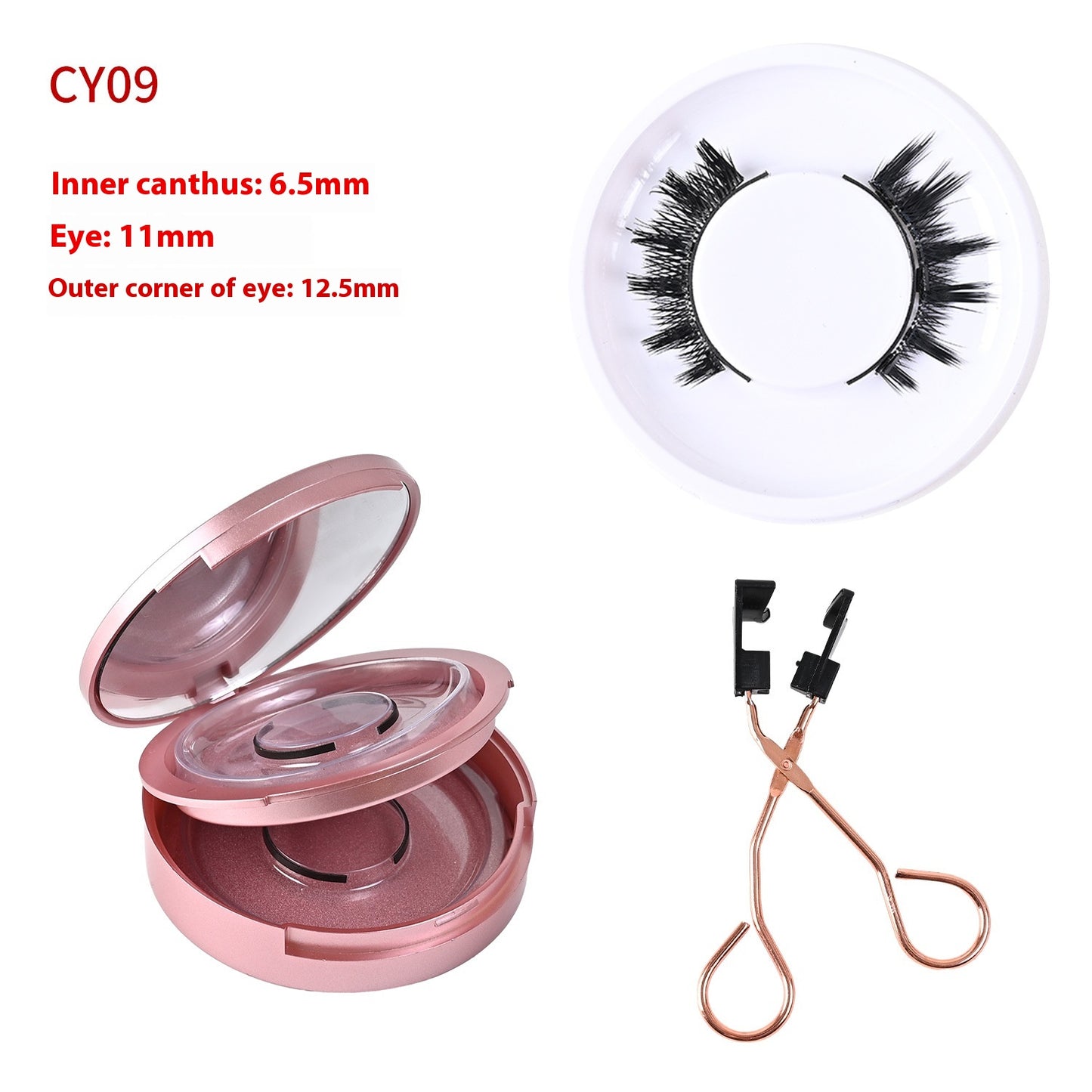 Magnetic Glue-Free False Eyelashes - Natural Look, Long-Lasting, Collection Use