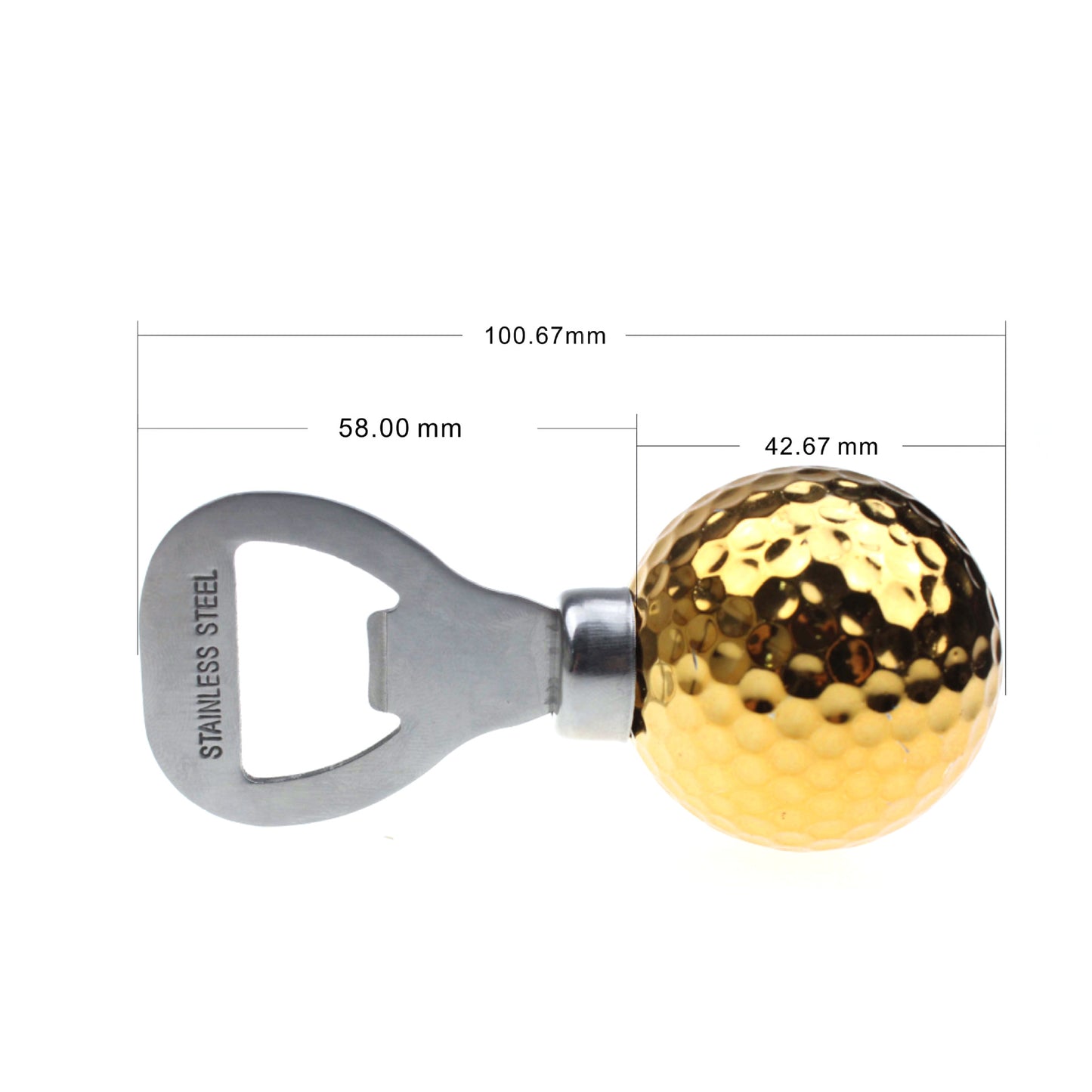 Stainless Steel Beer Opener with Souvenir Design - Multiple Colors