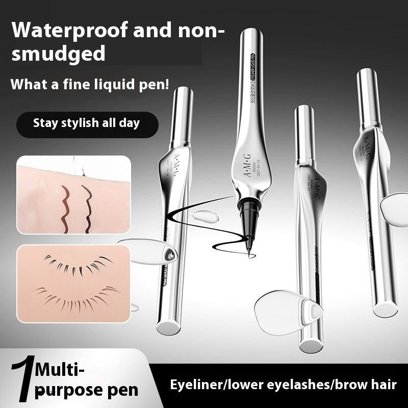 Waterproof Liquid Eyeliner - Fine, Quick-Drying, Non-Dizzy Makeup