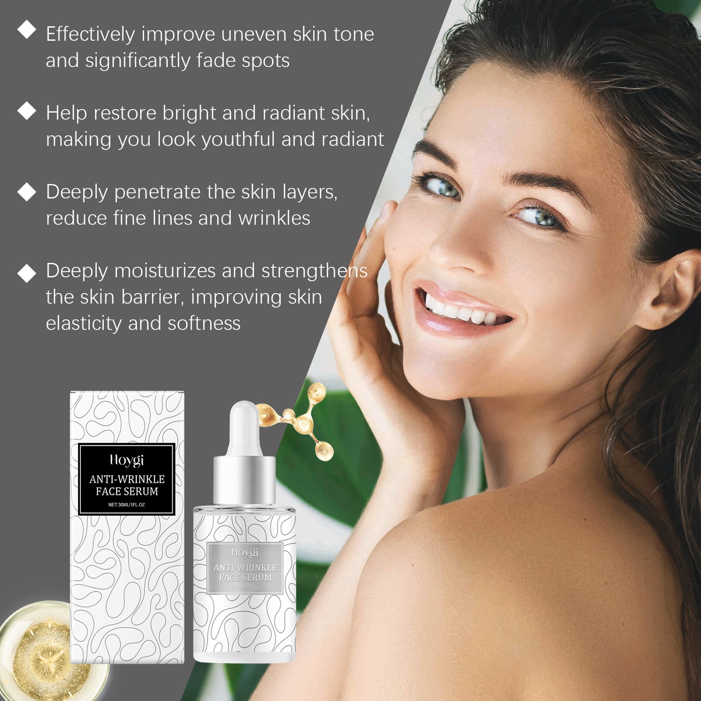 Hydrating Facial Serum with Aloe Vera and Licorice Extract - 30ml