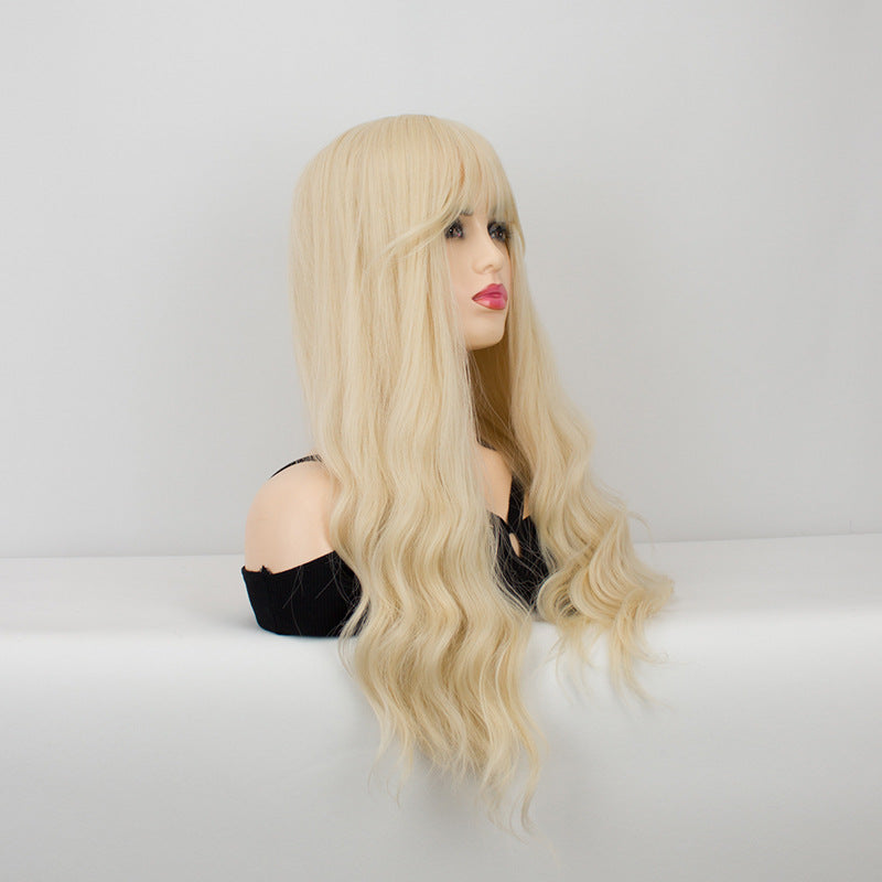 Long Curly Bangs Cosplay Wig - High Temperature Silk
