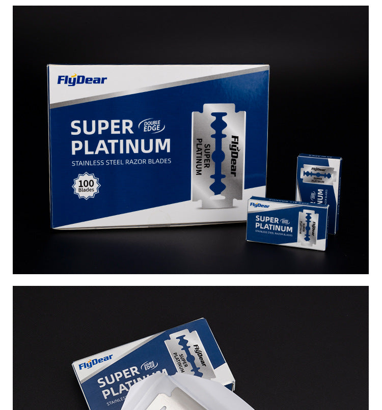 Stainless Steel Double Blade Razor - 100 Pieces