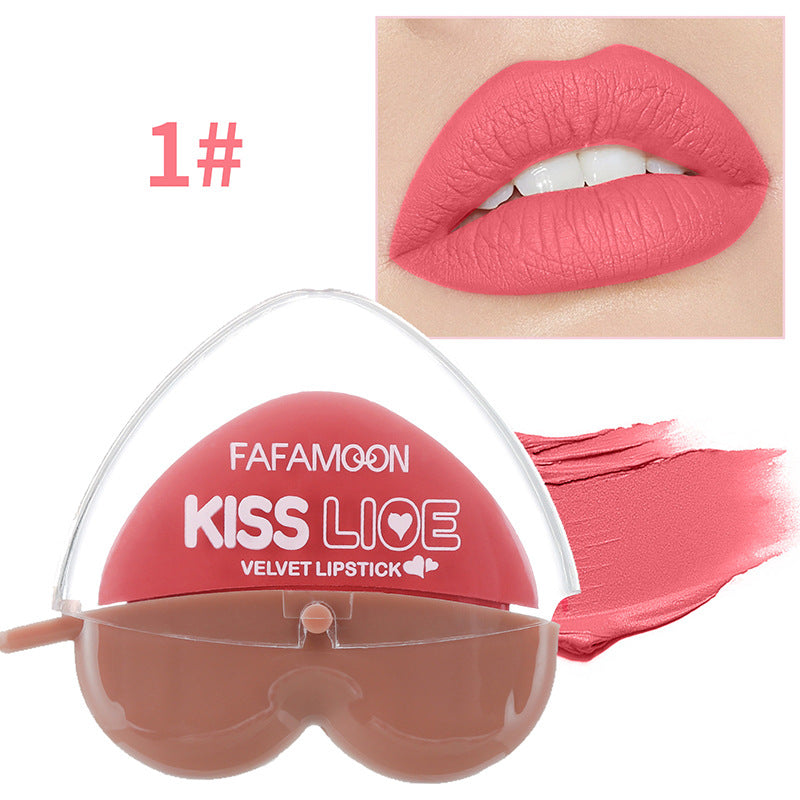 Matte Lipstick with Lip Balm Effect - Moisturizing Lip Color Set