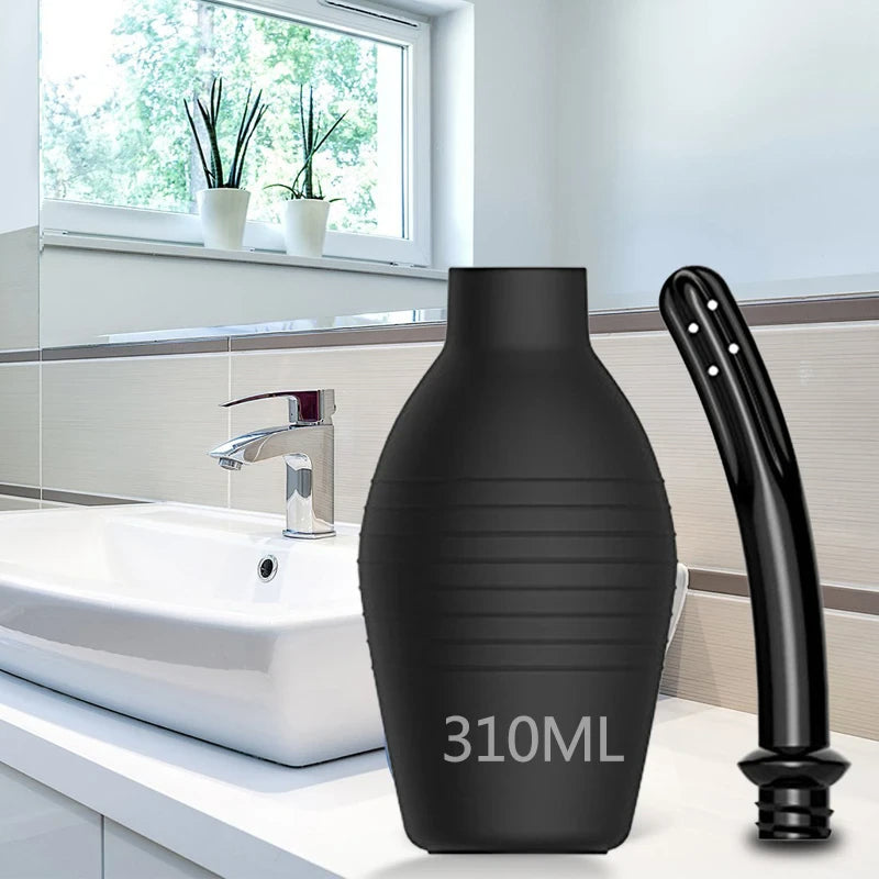 310ml Rubber Enema Bag Cleaner Kit - Multiple Colors Available
