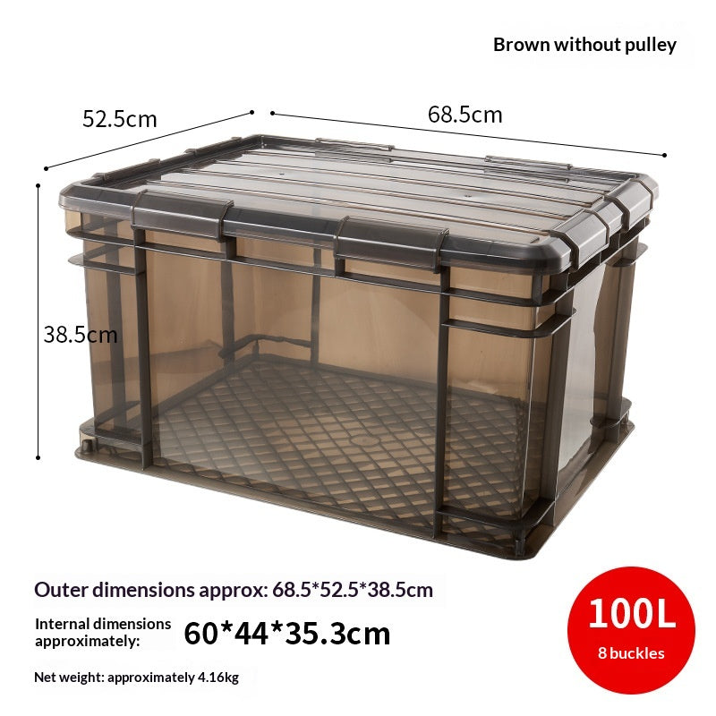 Airtight Waterproof Food Storage Container - Household Organization Bin