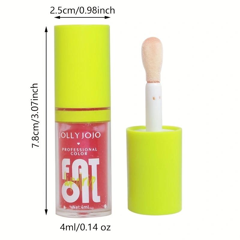8-Pack Vegan Tinted Lip Oil Set - Hydrating & Shimmering Lip Gloss