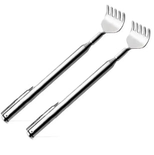 Retractable Back Scratcher with Pen Clip - Full-Body Massage Tool