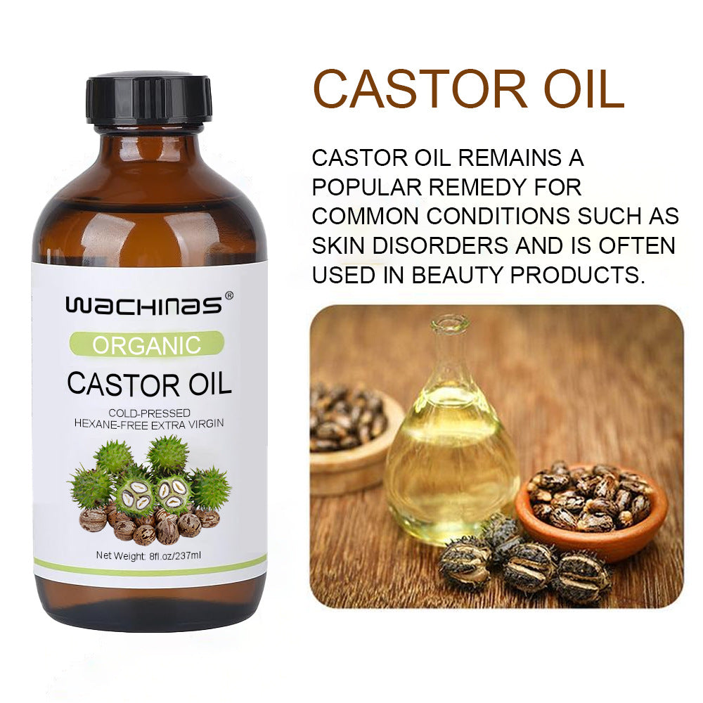 Organic Castor Oil Cold Pressed 237ml