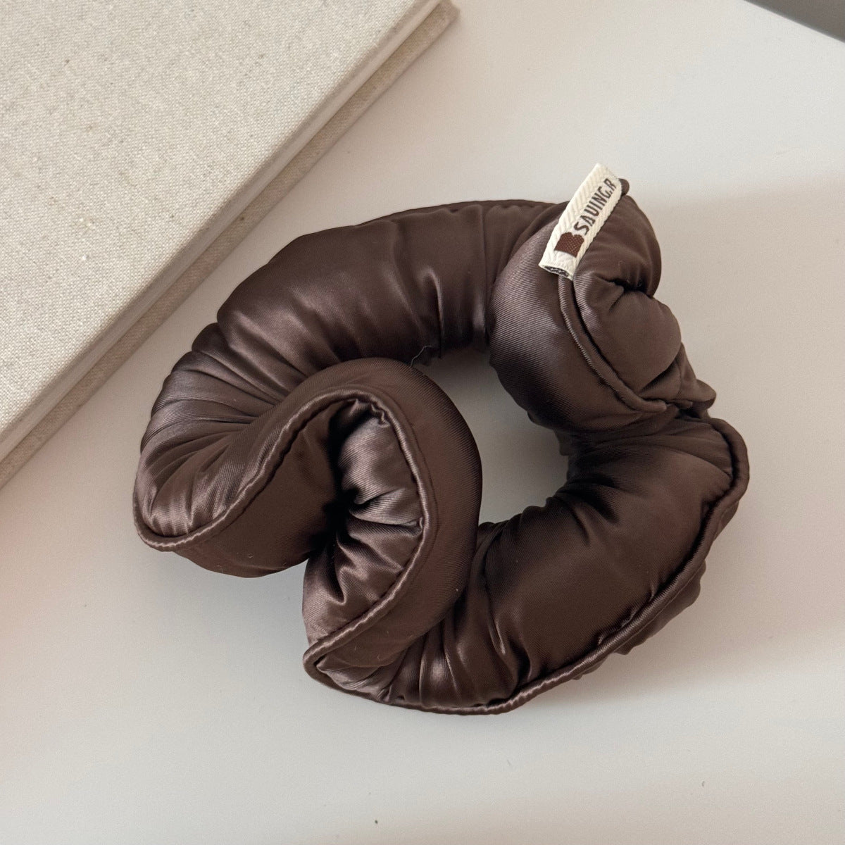 Fabric Hair Ring - Handmade Hair Accessory