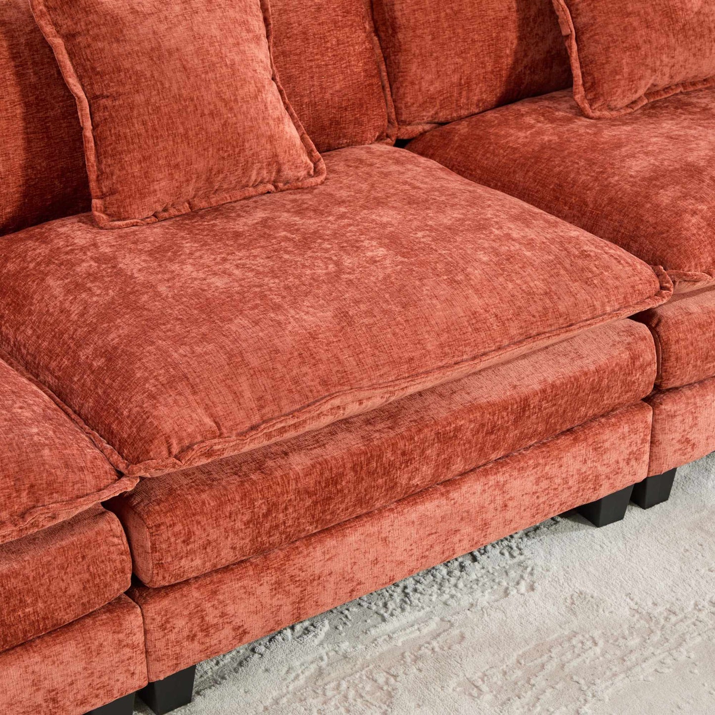 Cloud Sofa One Seat Armrests Are Not Included , Modern Sectional