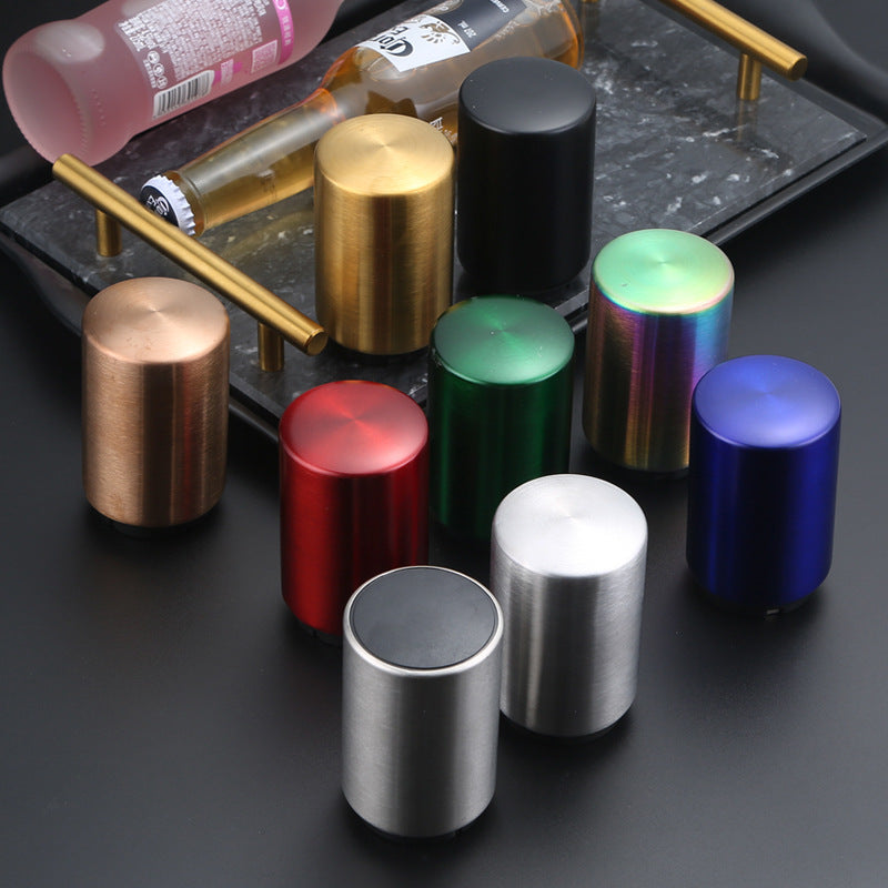 Seamless Metal Wine Bottle Opener - High-End Creative Screwdriver