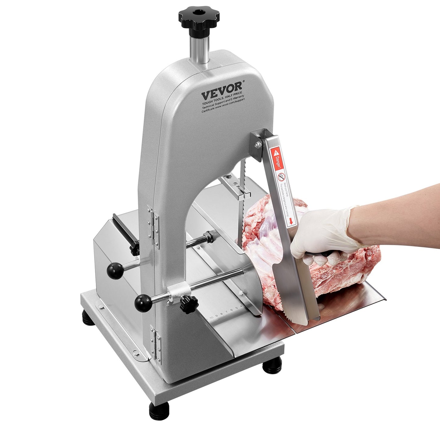 650W Commercial Stainless Steel Meat Bone Saw with Adjustable Thickness