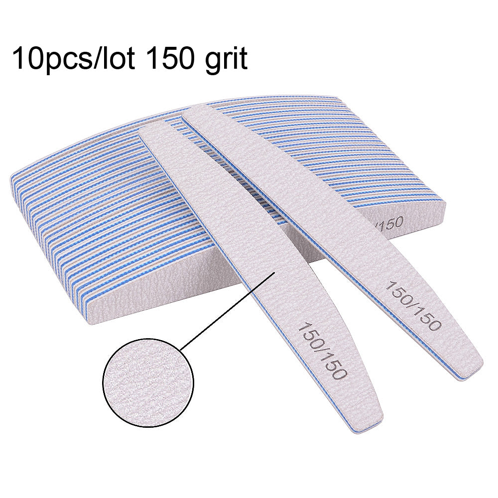 Multicolor Nail Buffers & Polishing Tools Set for Nail Art - Multiple Grits