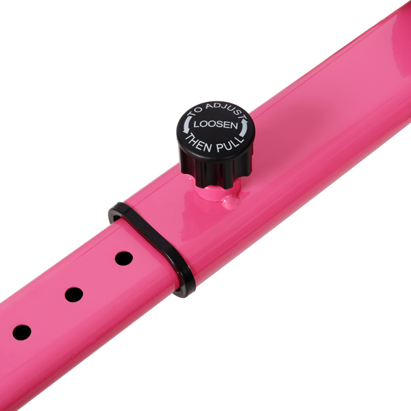 Hoverboard Go-Kart Seat Attachment - Adjustable Frame, Pink