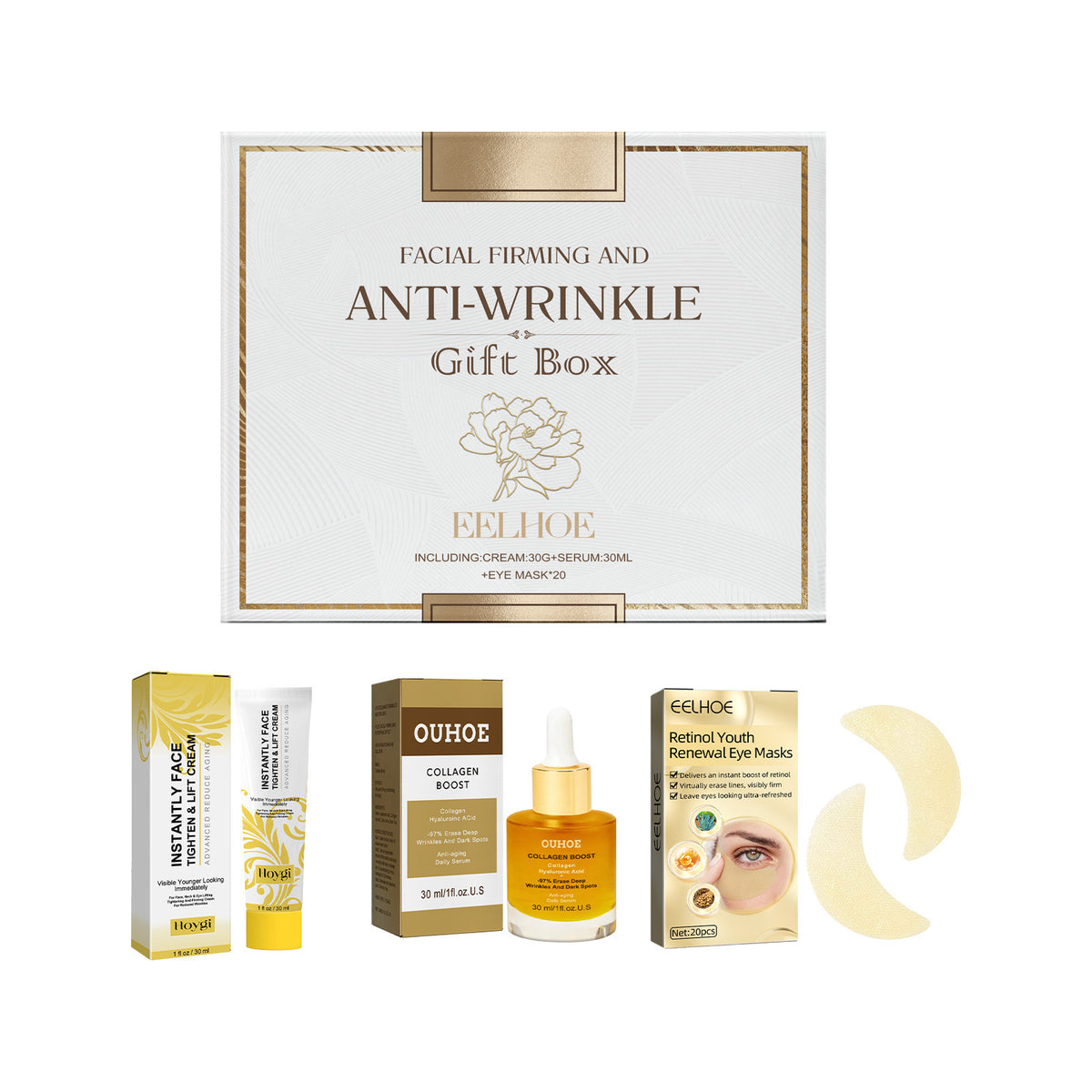 Moisturizing Facial Skin Care Gift Set - Rejuvenation & Hydration