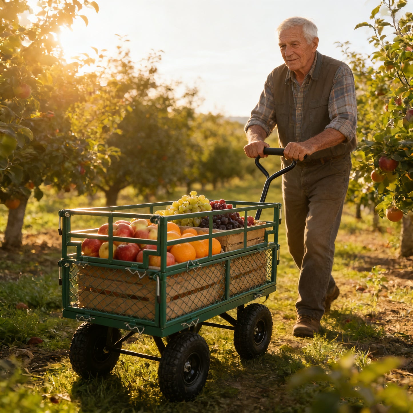 Wagon Cart Garden Trucks Make It Easier To Transport Firewood