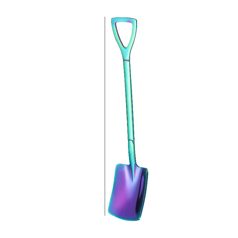 Stainless Steel Spade Spoon for Watermelon Ice Cream - Multiple Colors