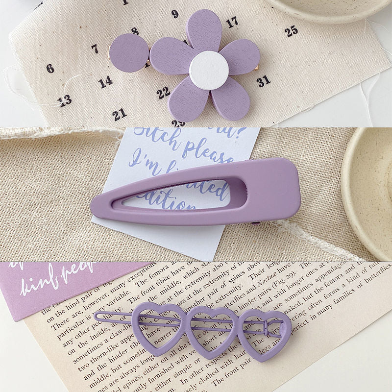 Purple Hairpin Set - 5 Pieces