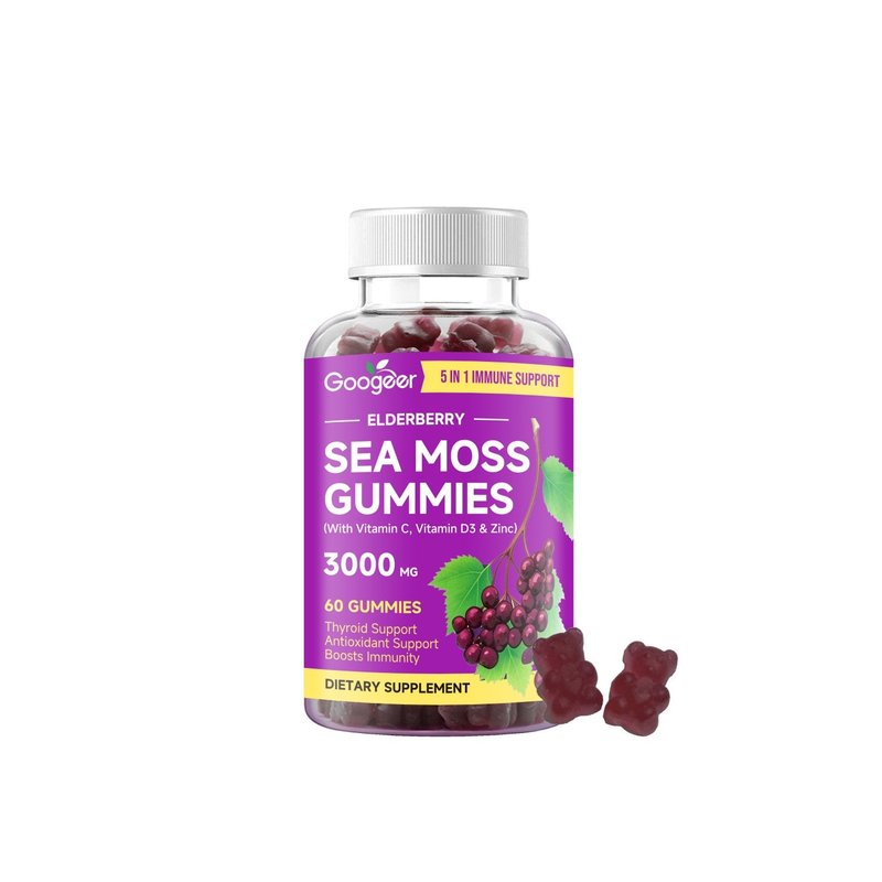 Elderberry Sea Moss Gummies - 60 Count