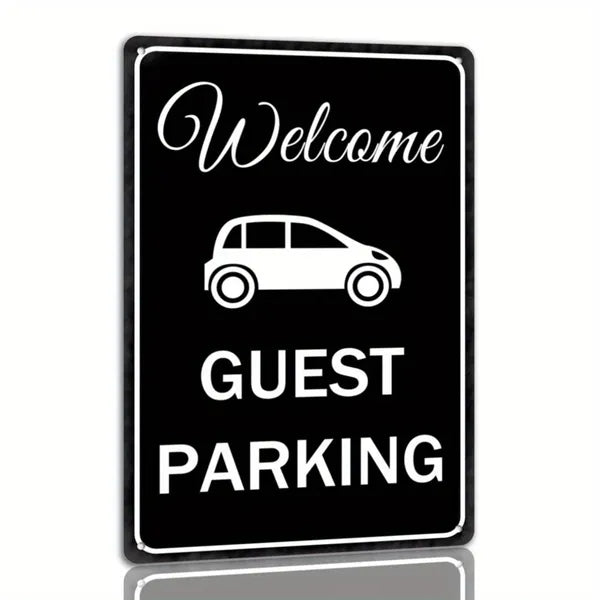 Vintage Welcome Coach Bus Metal Tin Sign - 12x8 inches