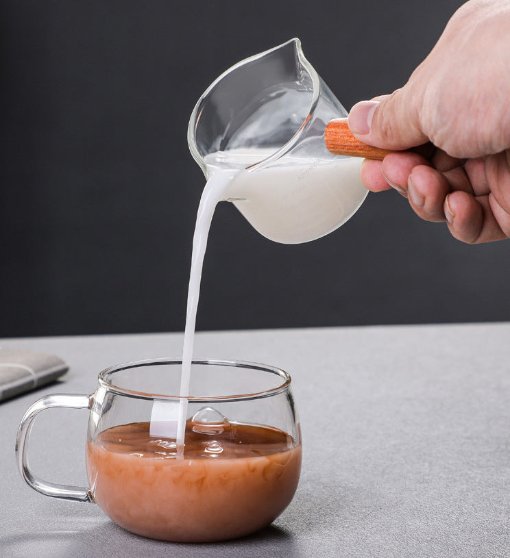 100ml Glass Measuring Cup with Scale - Milk & Kitchen Use
