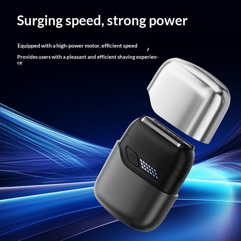 Rechargeable Electric Body Shaver - 90min Runtime, Waterproof, Gray