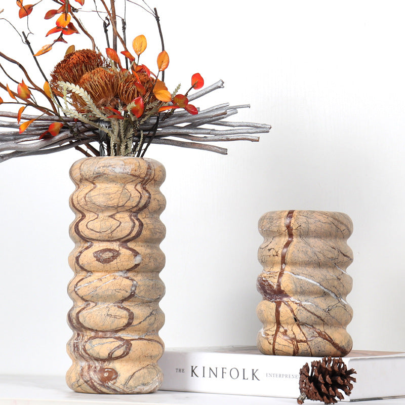 Marble Vase Decoration - Large and Small Sizes for Home & Garden