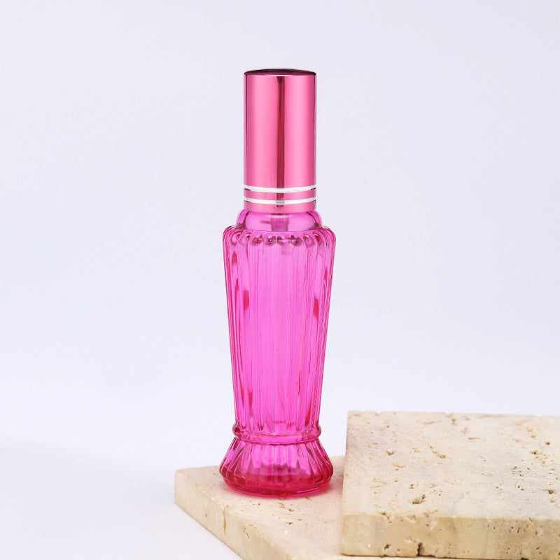 Decorative Glass Perfume Spray Bottles with Fire Extinguisher Design - 15ml Color Variants