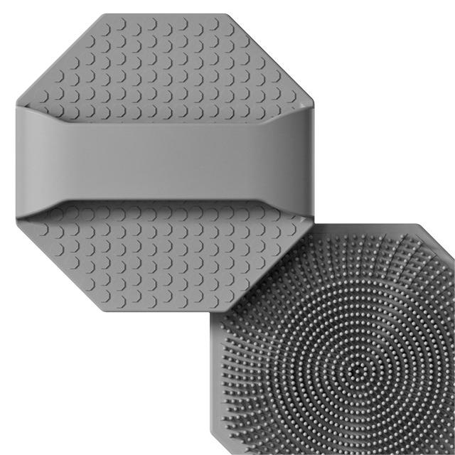 Silicone Bath Brush with Soft Bristles - Massage & Cleansing Tool