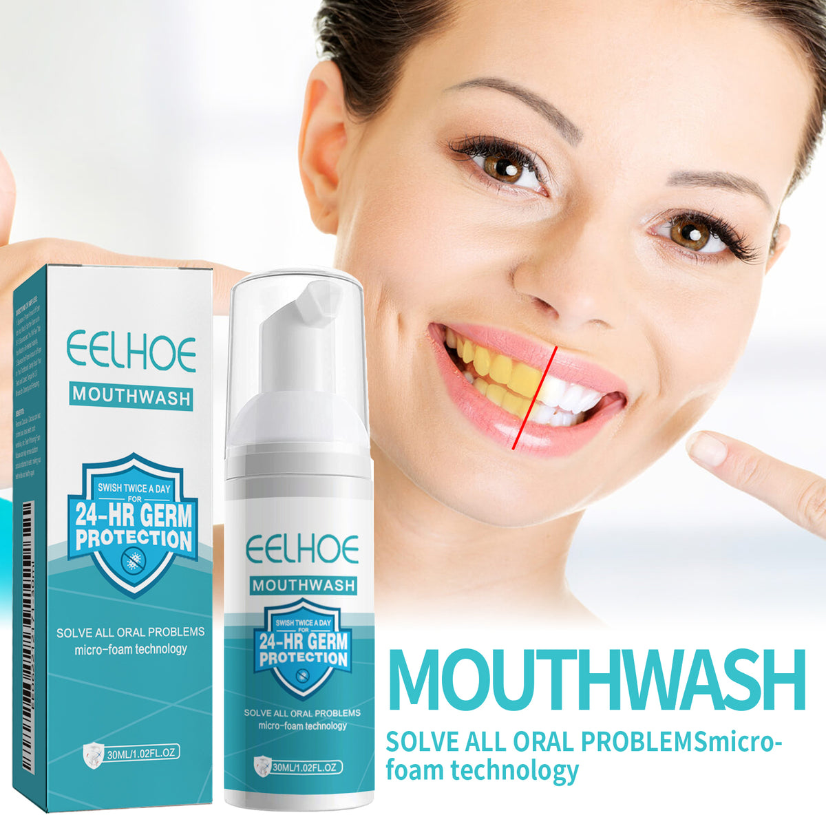 Tooth-Cleaning Mousse Toothpaste 30ml