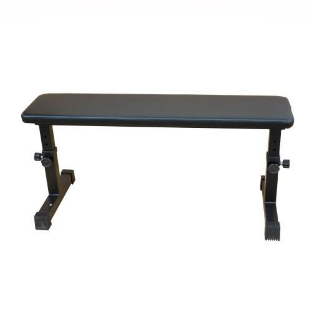 Flat Dumbbell Bench for Strength Training - Black