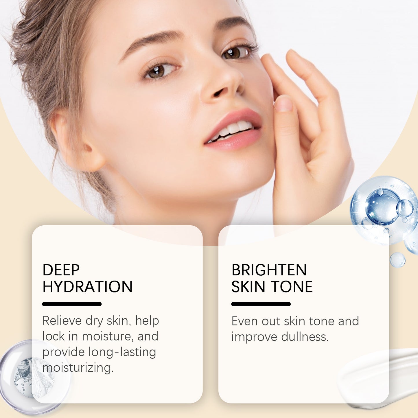 Hyaluronic Acid Facial Moisturizer with Vitamin C & Ceramide - 30ml